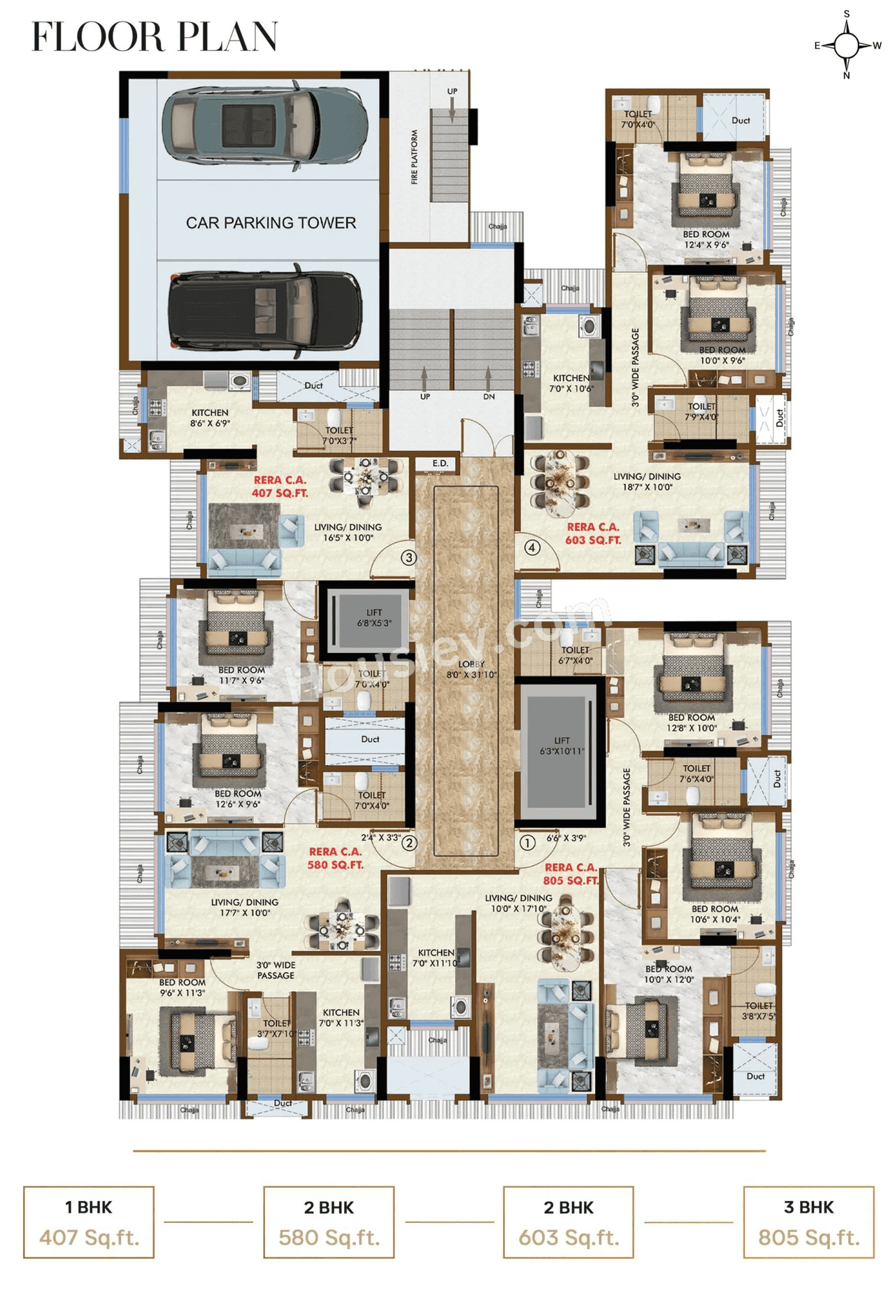 Vitrag Sukhsagar Heights Master Plan