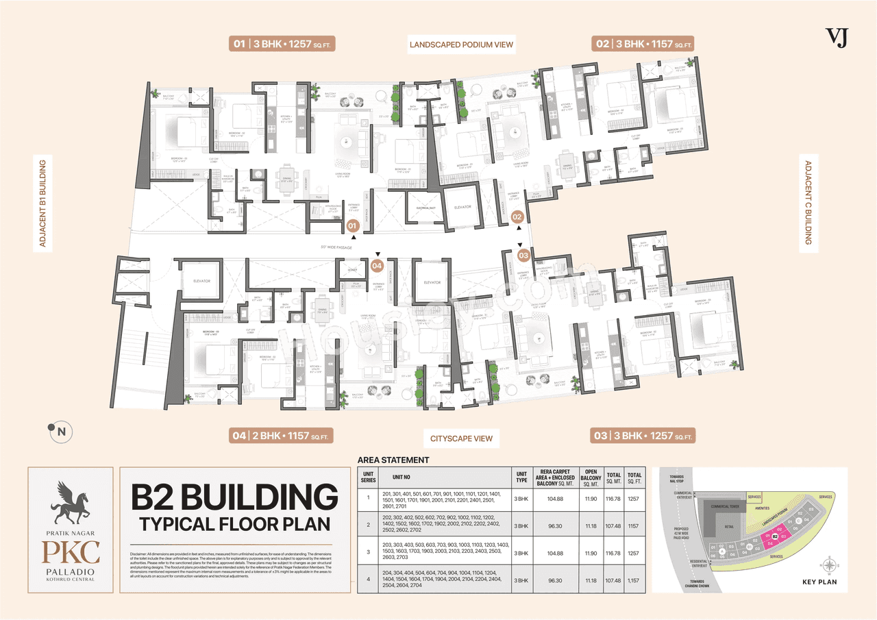VJ Palladio Central Floor plan 7
