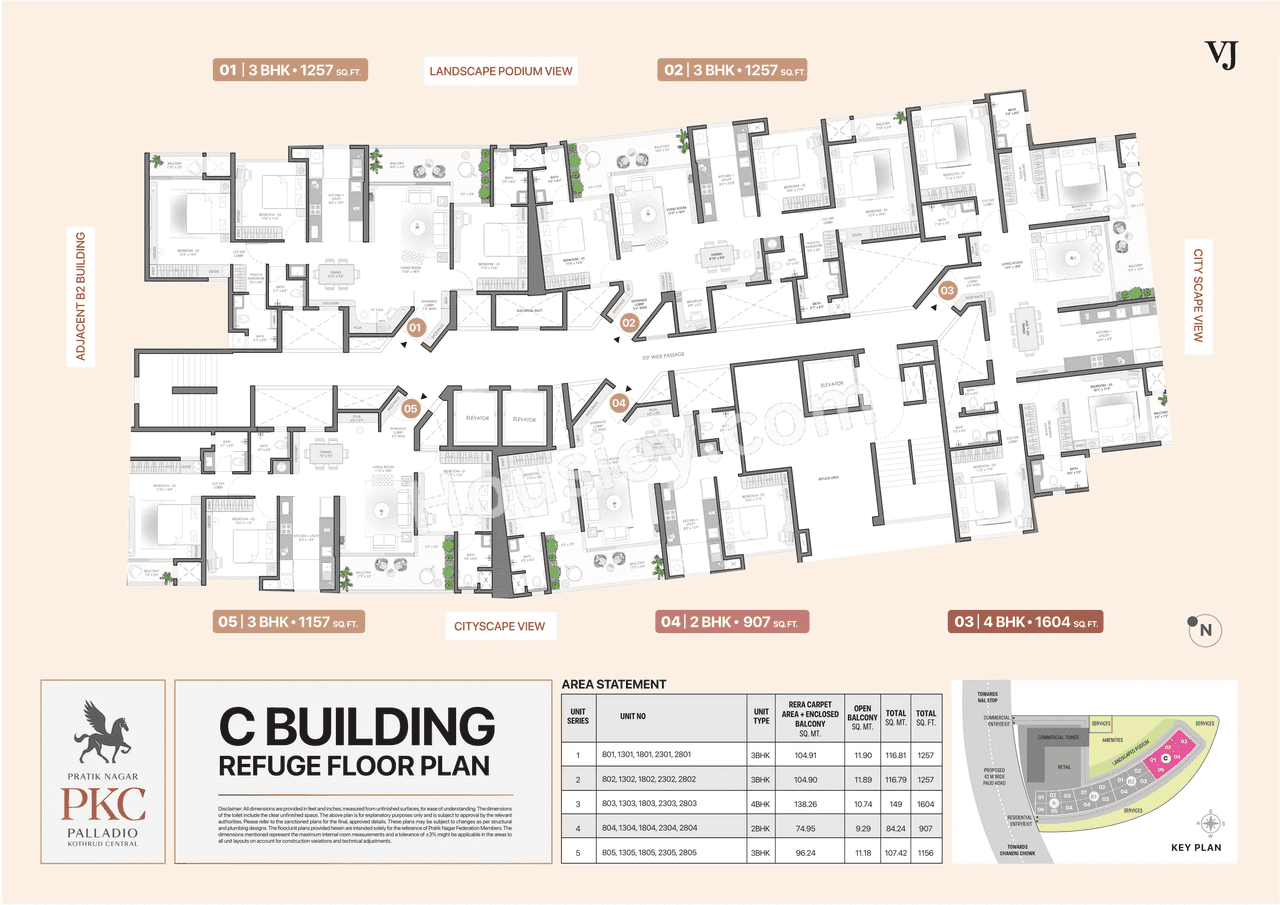 VJ Palladio Central Floor plan 8
