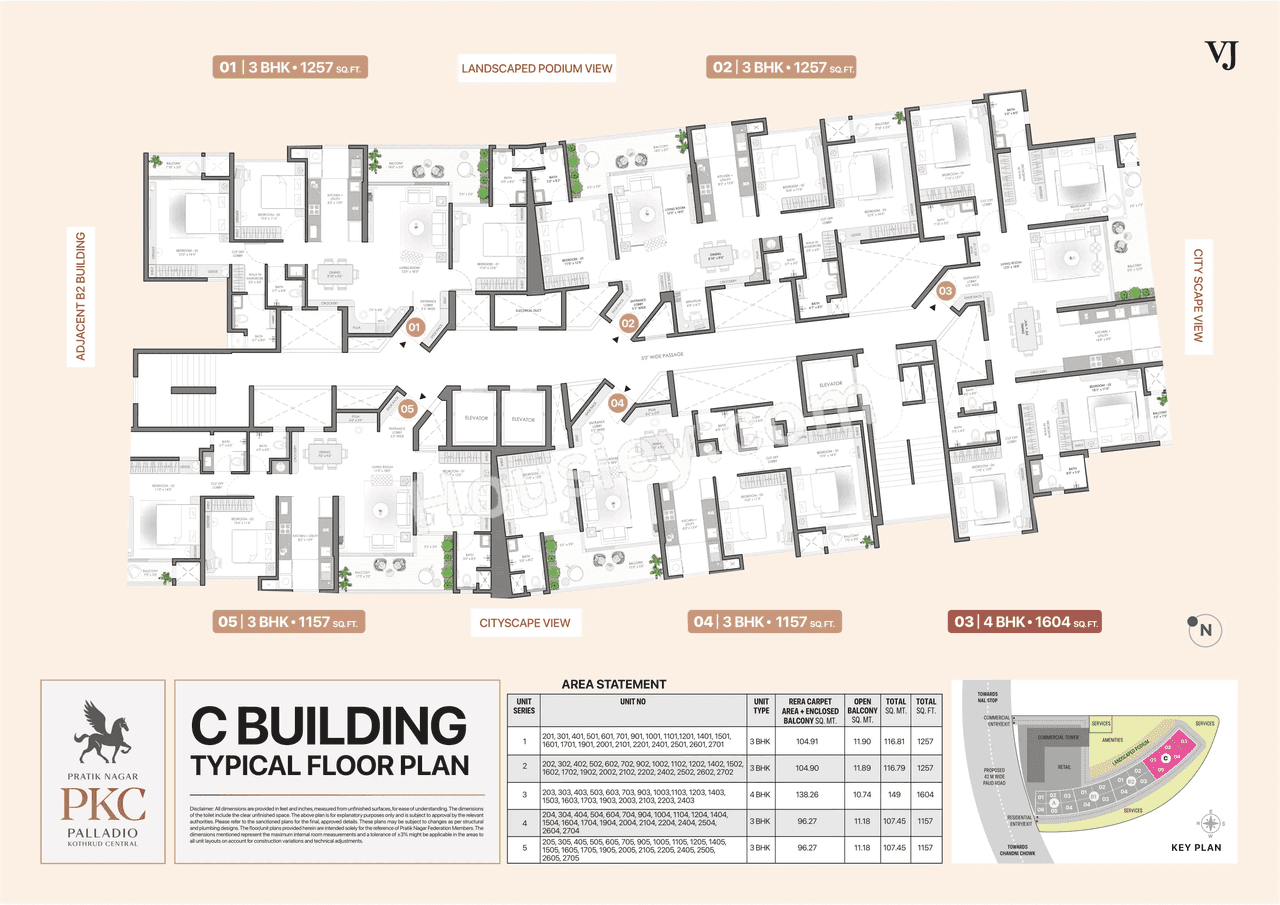 VJ Palladio Central Floor plan 9