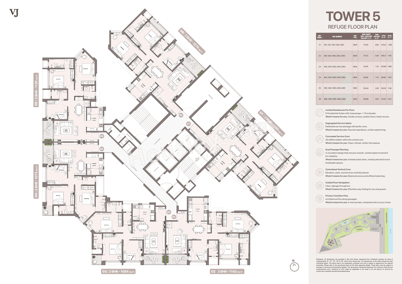 VJ Palladio Presidential Suites Floor plan 2