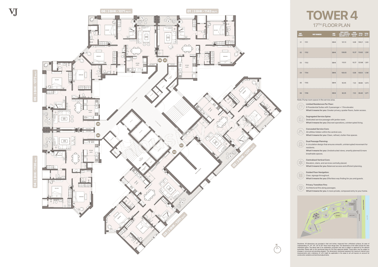 VJ Palladio Presidential Suites Floor plan 6