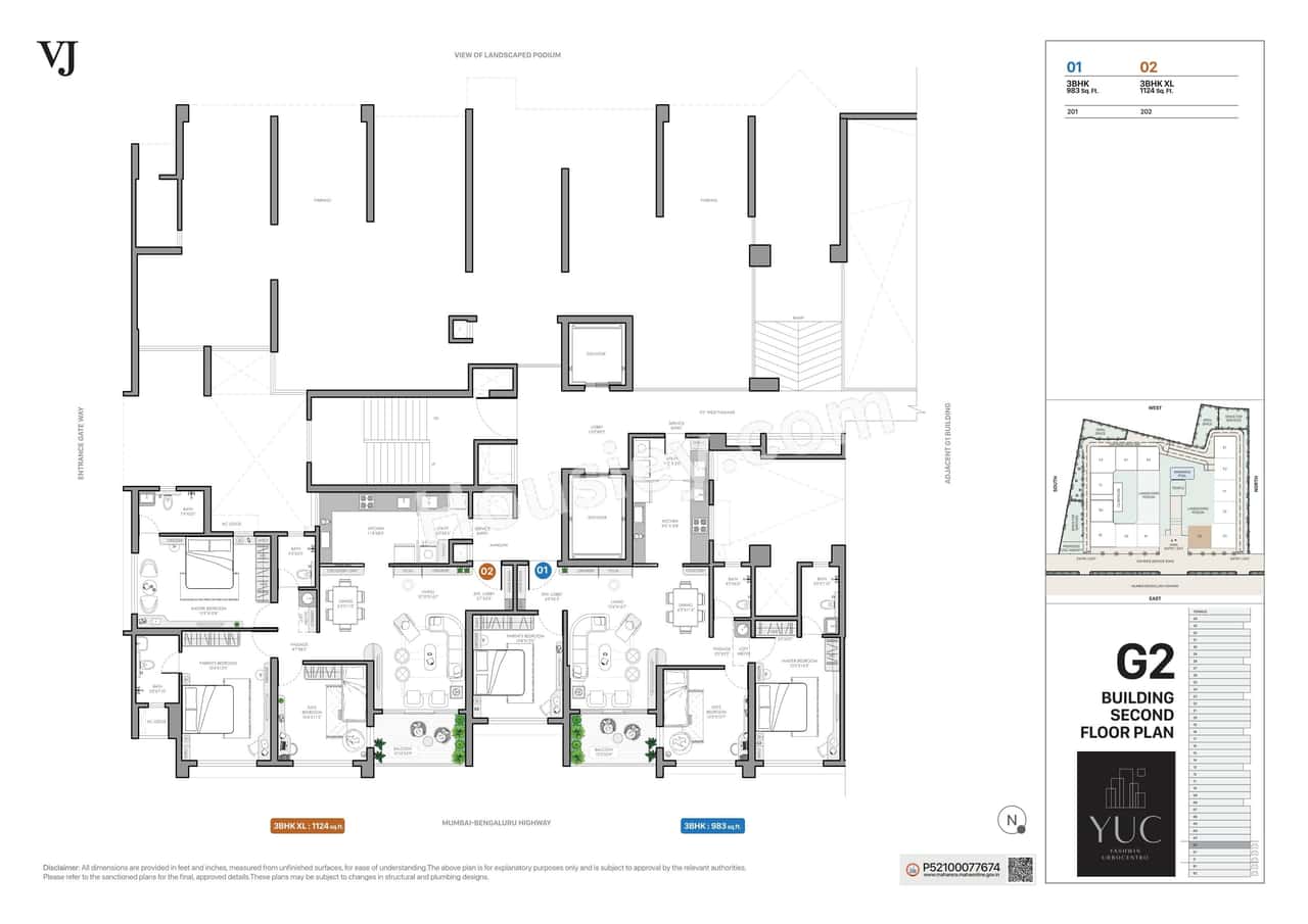 VJ Yashwin Urbo Centro Floor plan 11