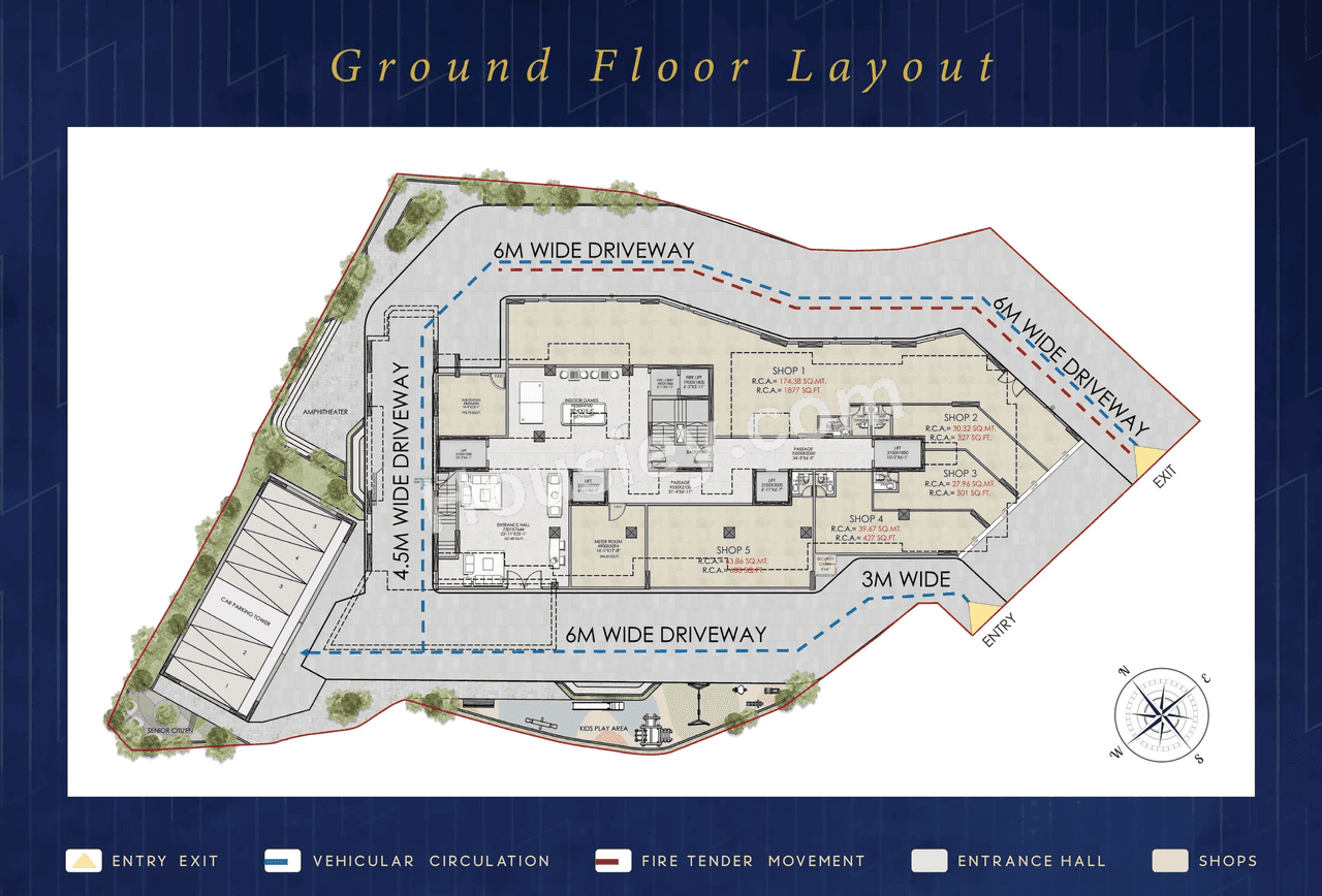 Vraj Meridian Floor plan 1