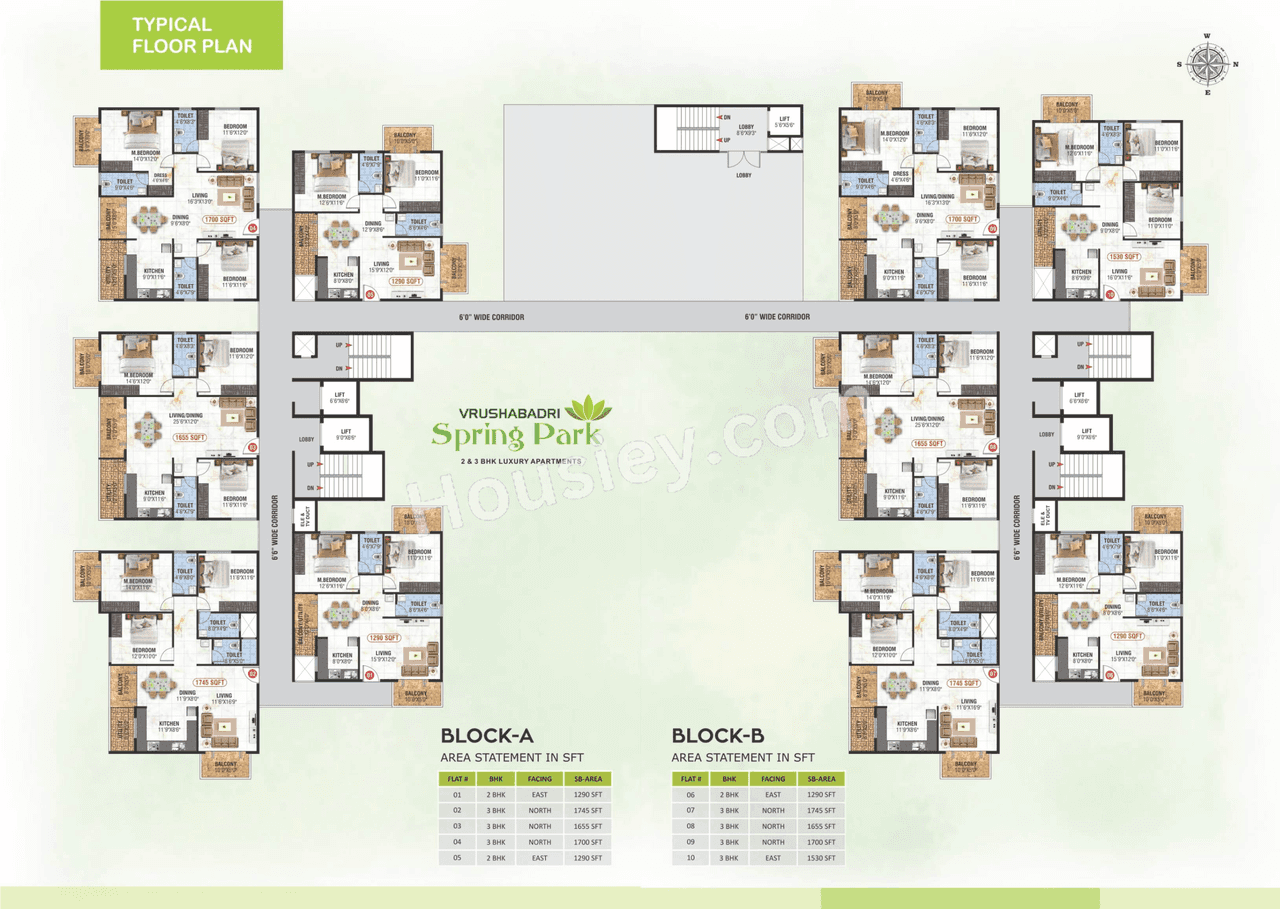 Vrushabadri Spring Park Floor Plan