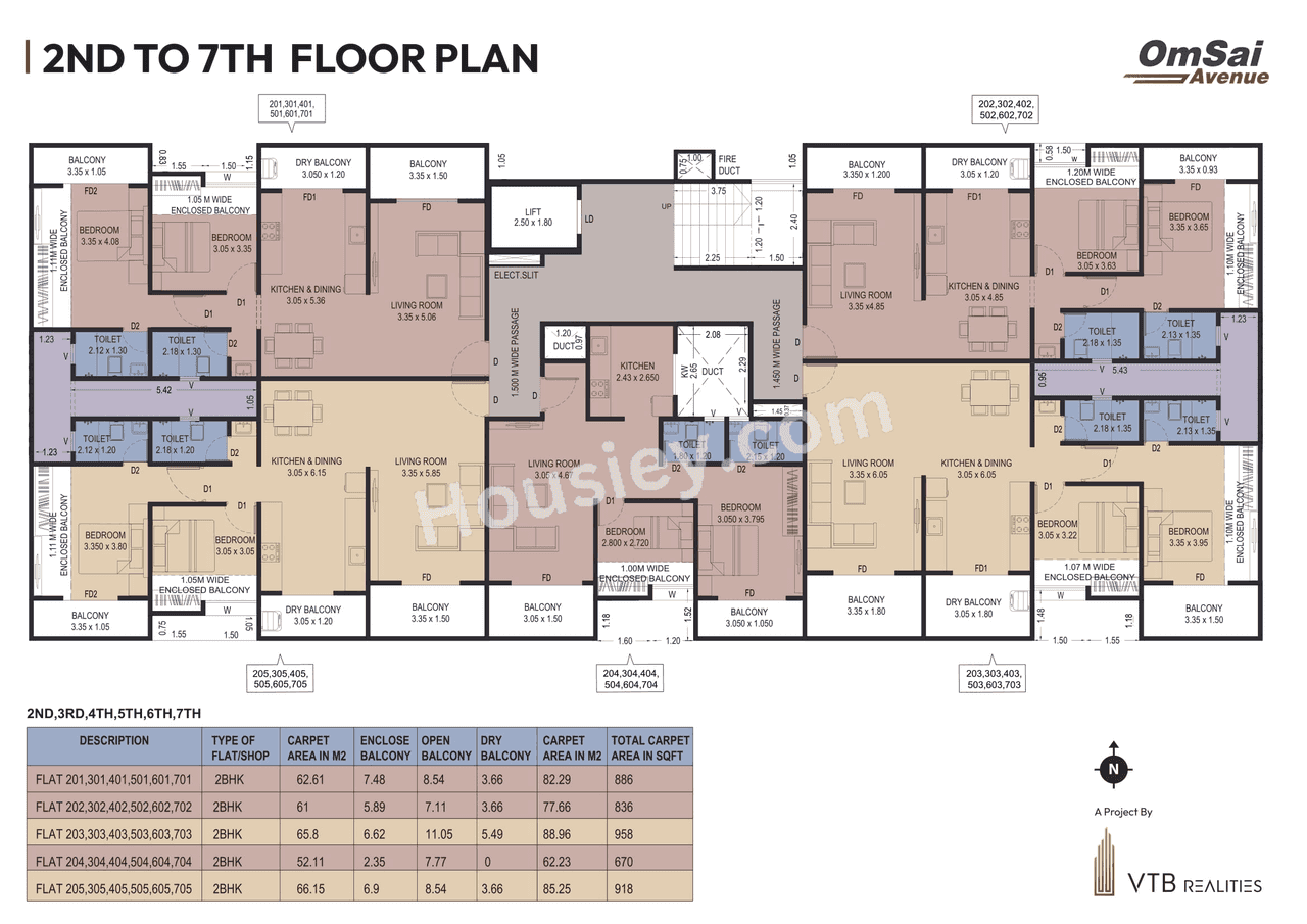 VTB Sai Prem Floor Plan