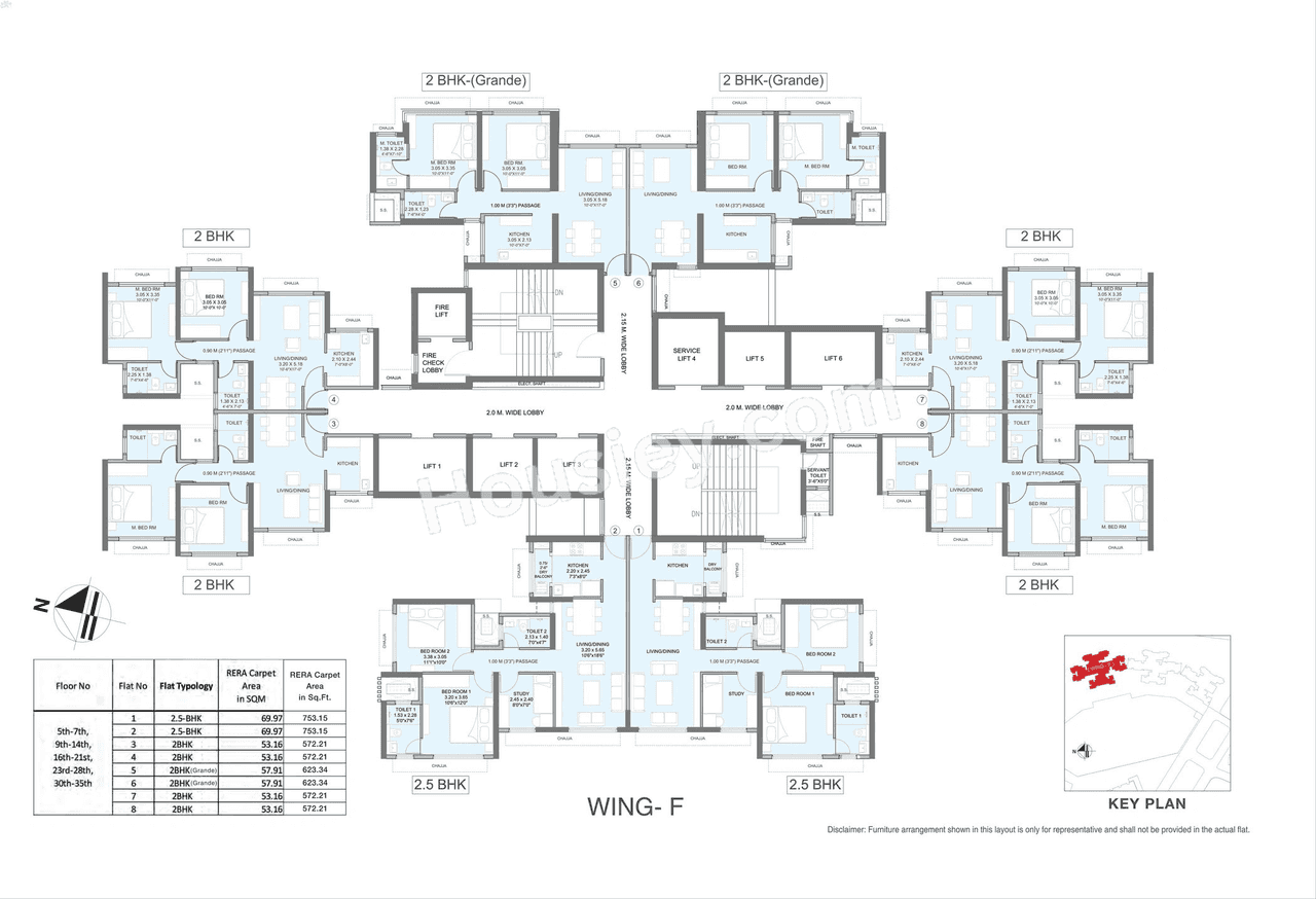 Wadhwa Atmosphere O2 Floor plan 1