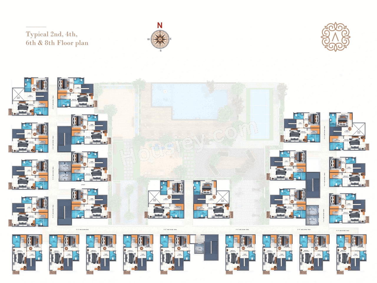 Whitewinds Aadya Heights Floor Plan