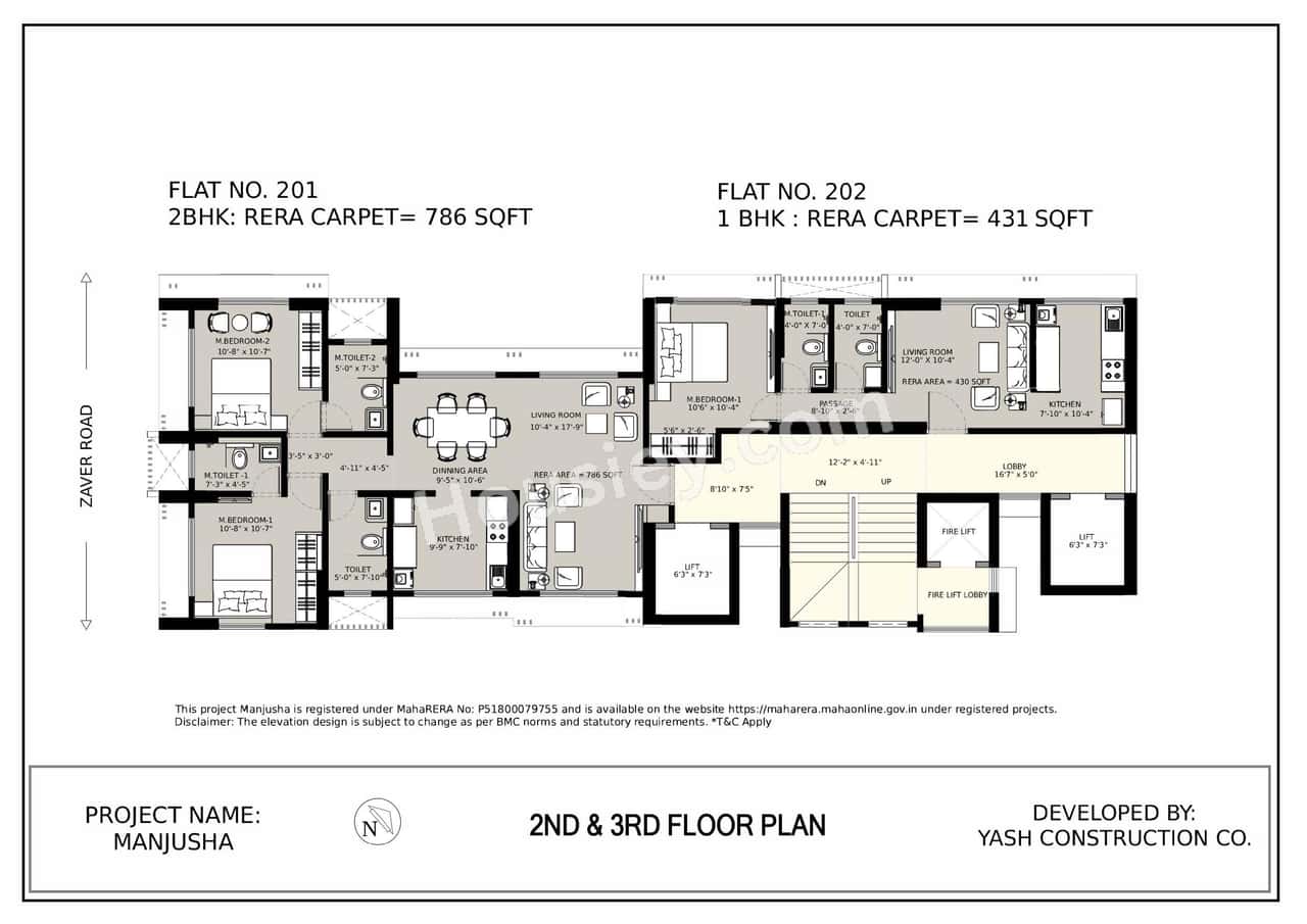 Yash Manjusha Floor plan 1
