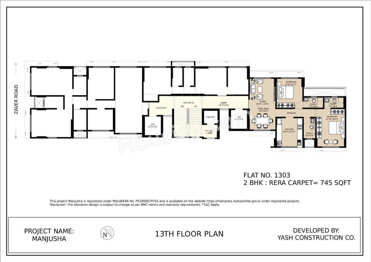 Yash Manjusha Floor plan 3