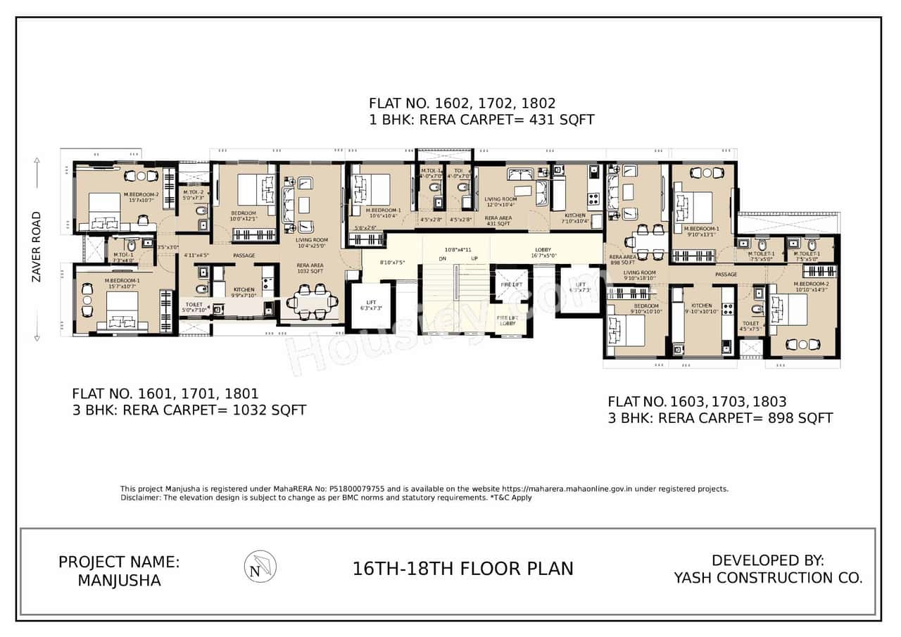 Yash Manjusha Floor plan 5
