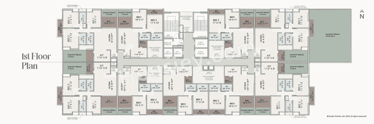Yash Vastu Parkland Floor plan 1