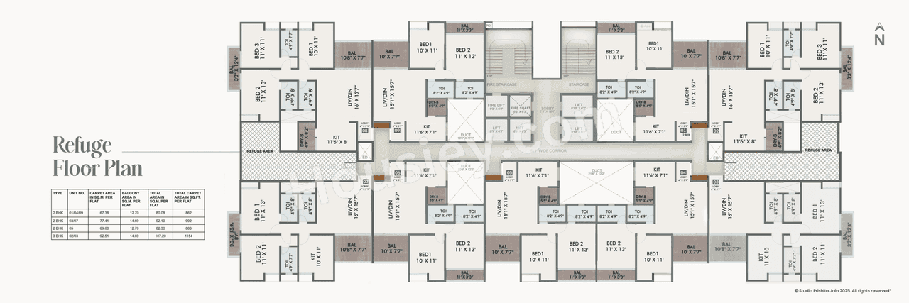 Yash Vastu Parkland Floor plan 2