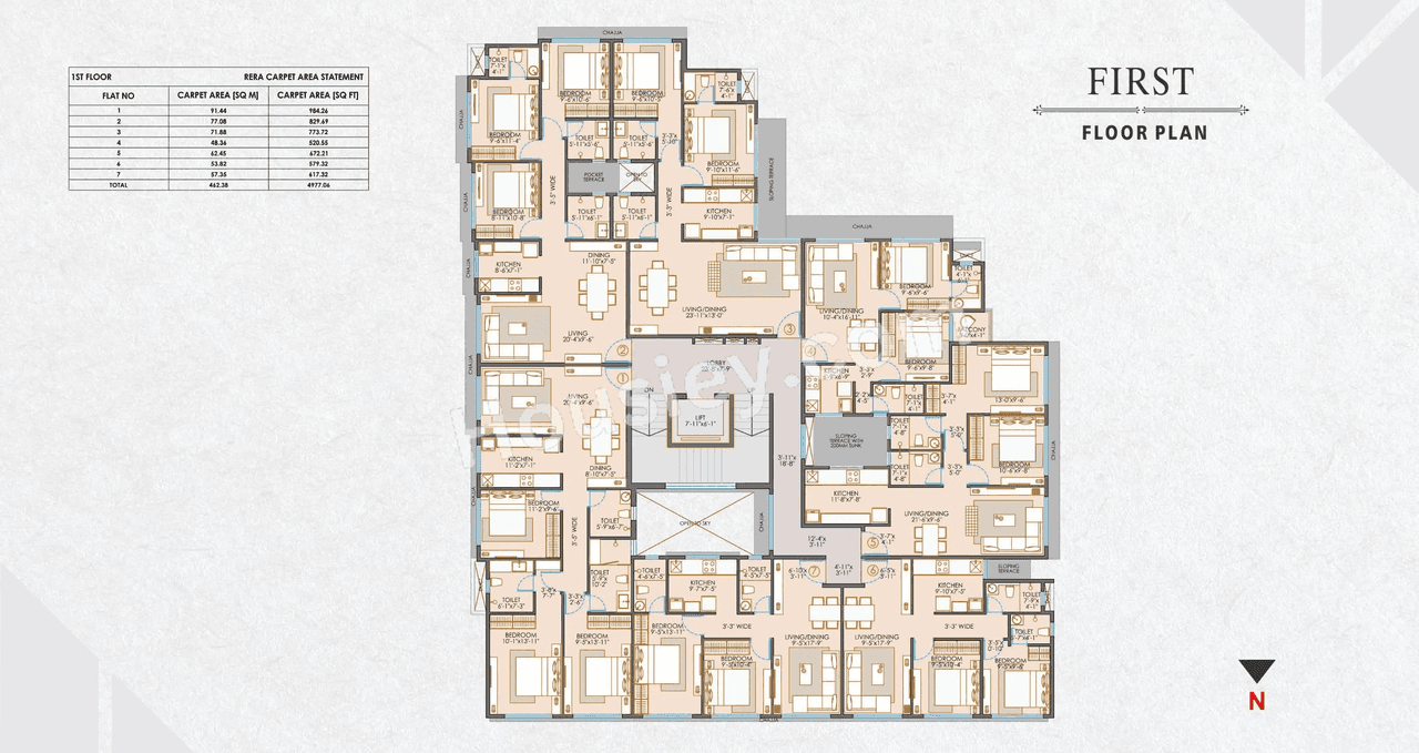 YK Dhanlaxmi Floor plan 2