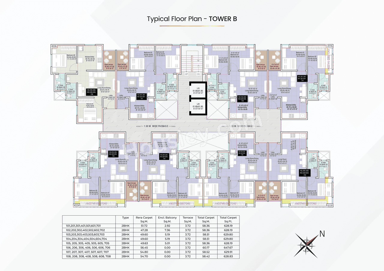Yogesh Gandharva Nagari A3 Floor plan 2