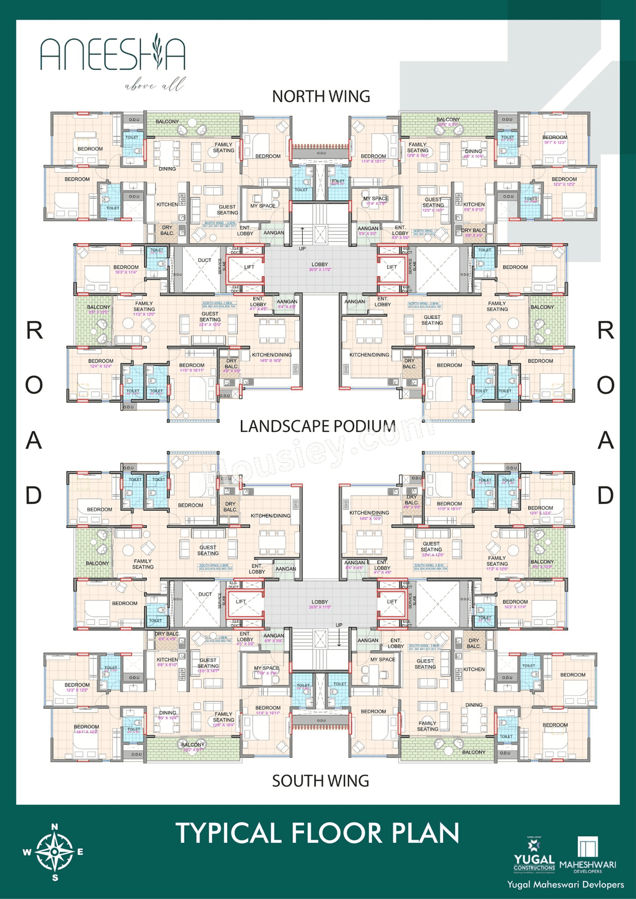 Yugal Aneesha Floor plan 2