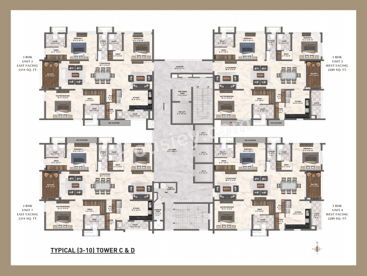 Zuari Gangothri Tribhuja Floor plan 3