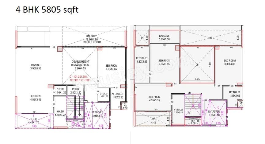 Unit plan - 3192 sq.ft.