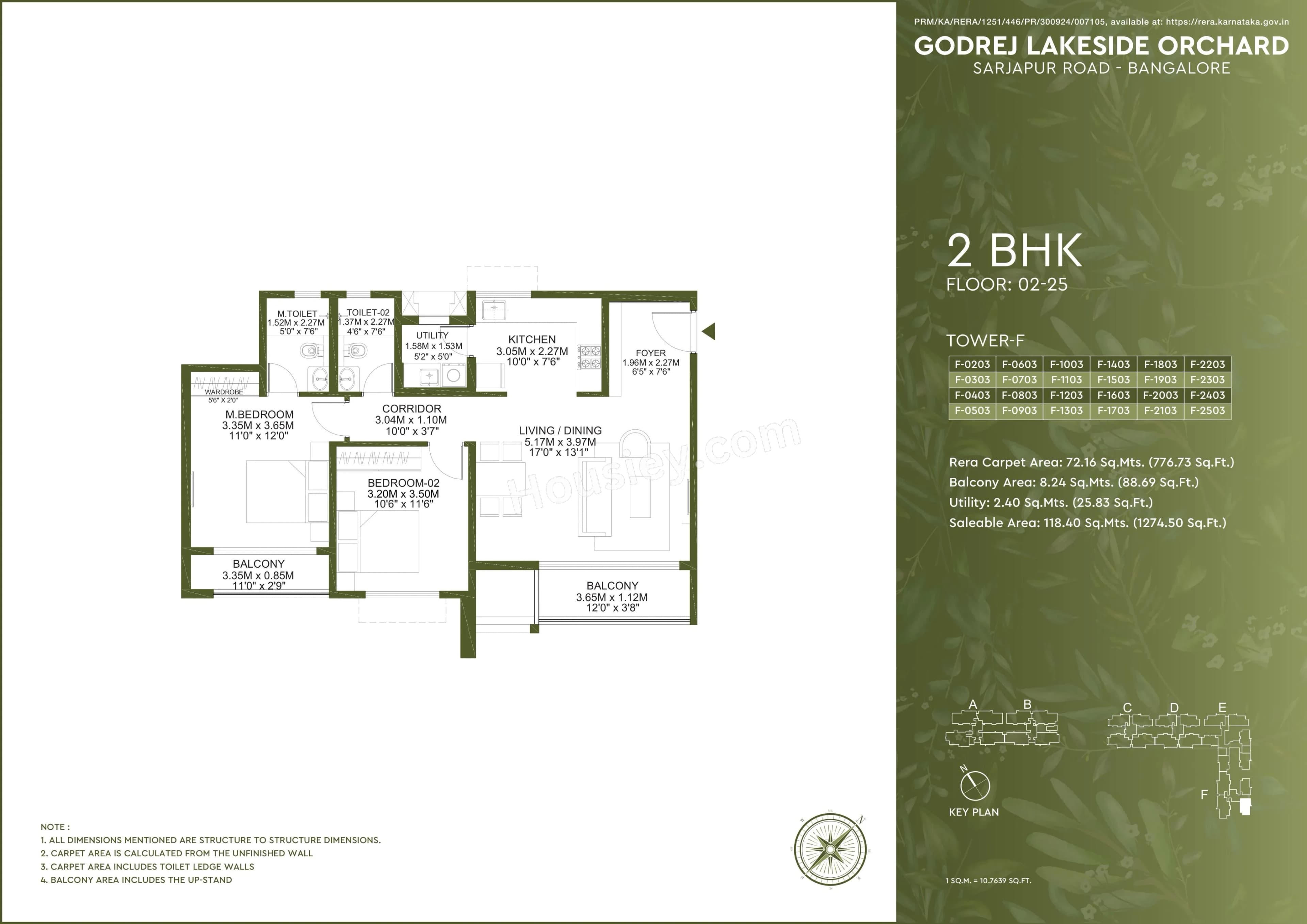 Unit plan - 776 sq.ft.