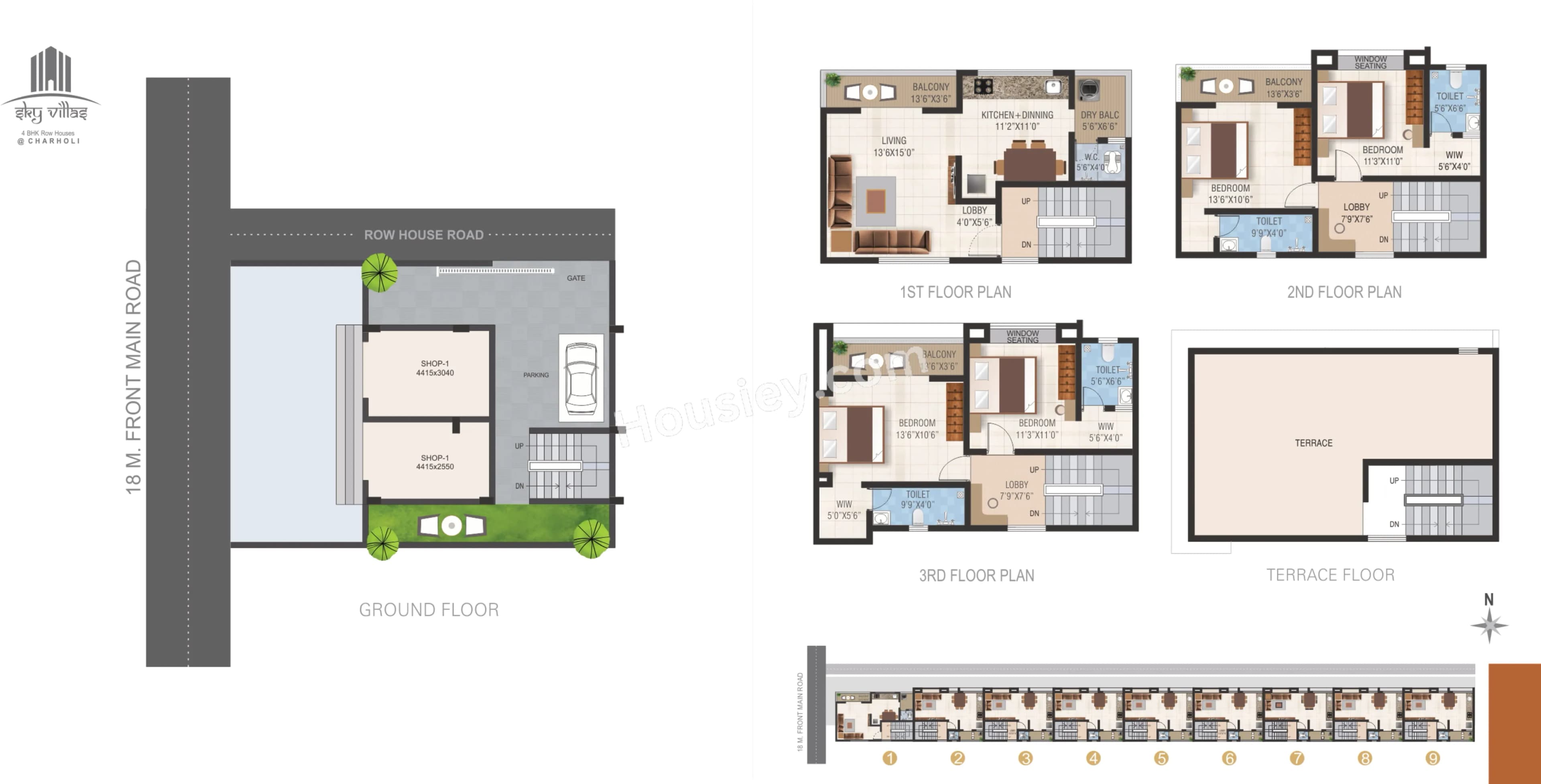 Unit plan - 1566 sq.ft.
