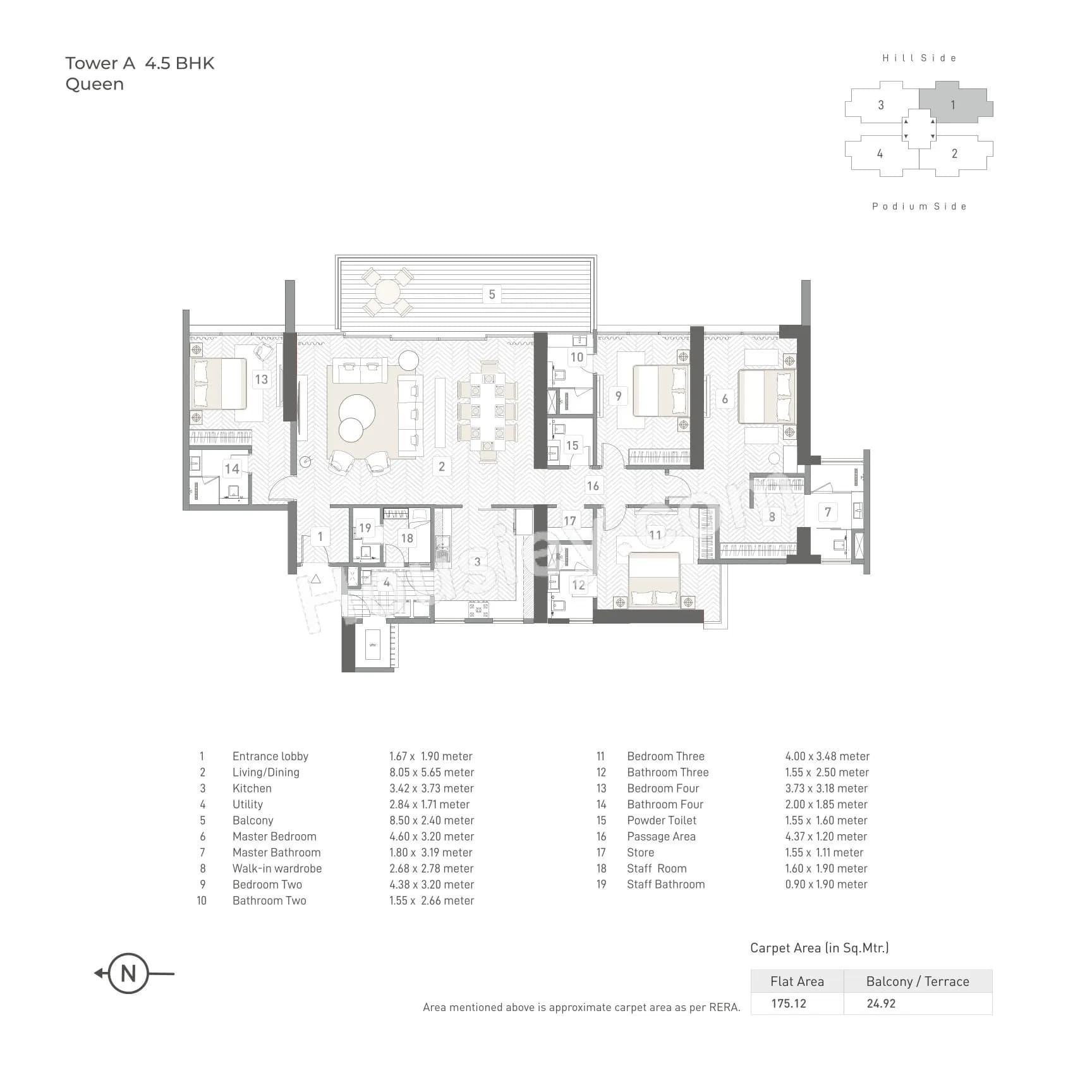 Unit plan - 2153 sq.ft.