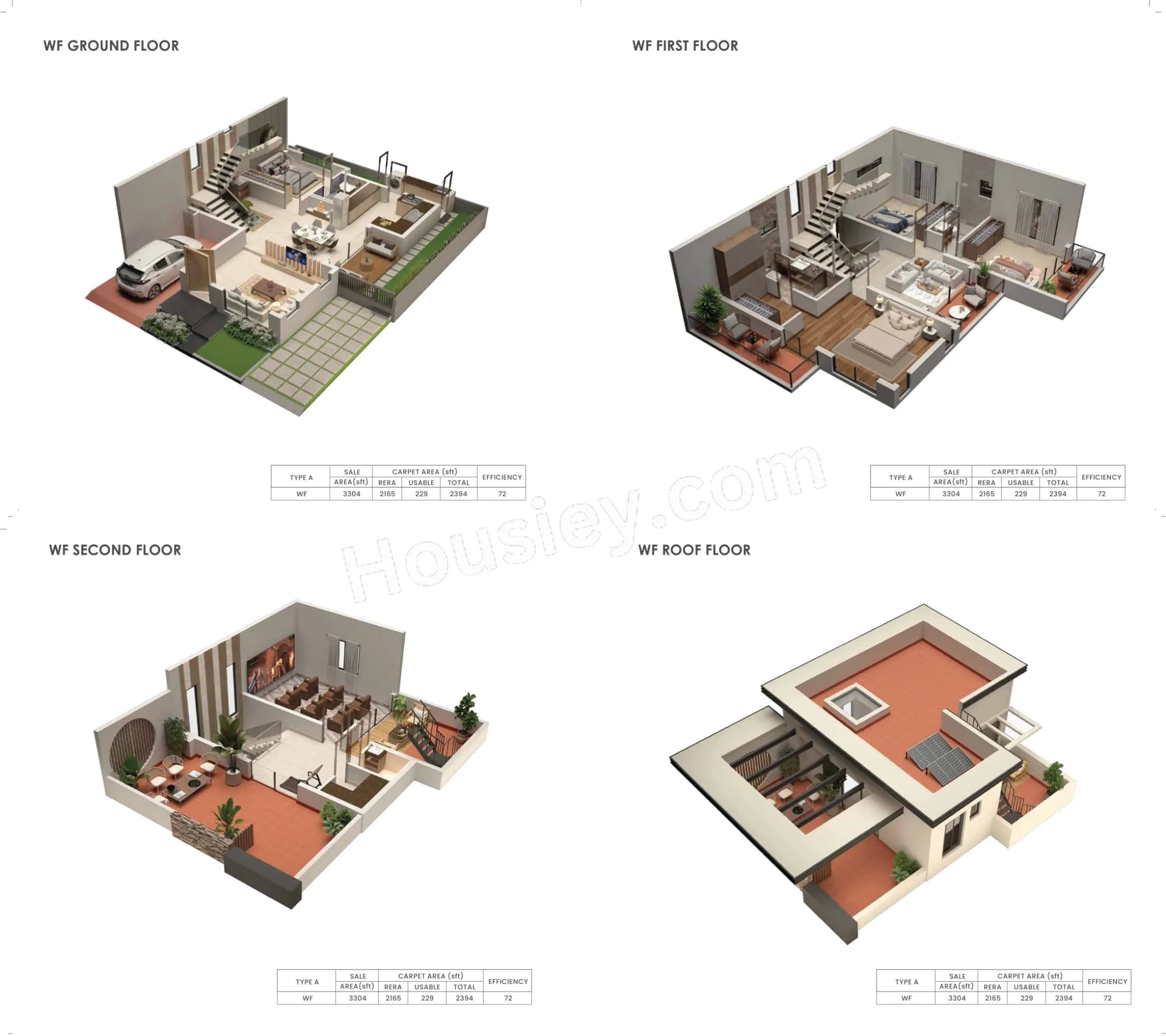 Unit plan - 2393 sq.ft.
