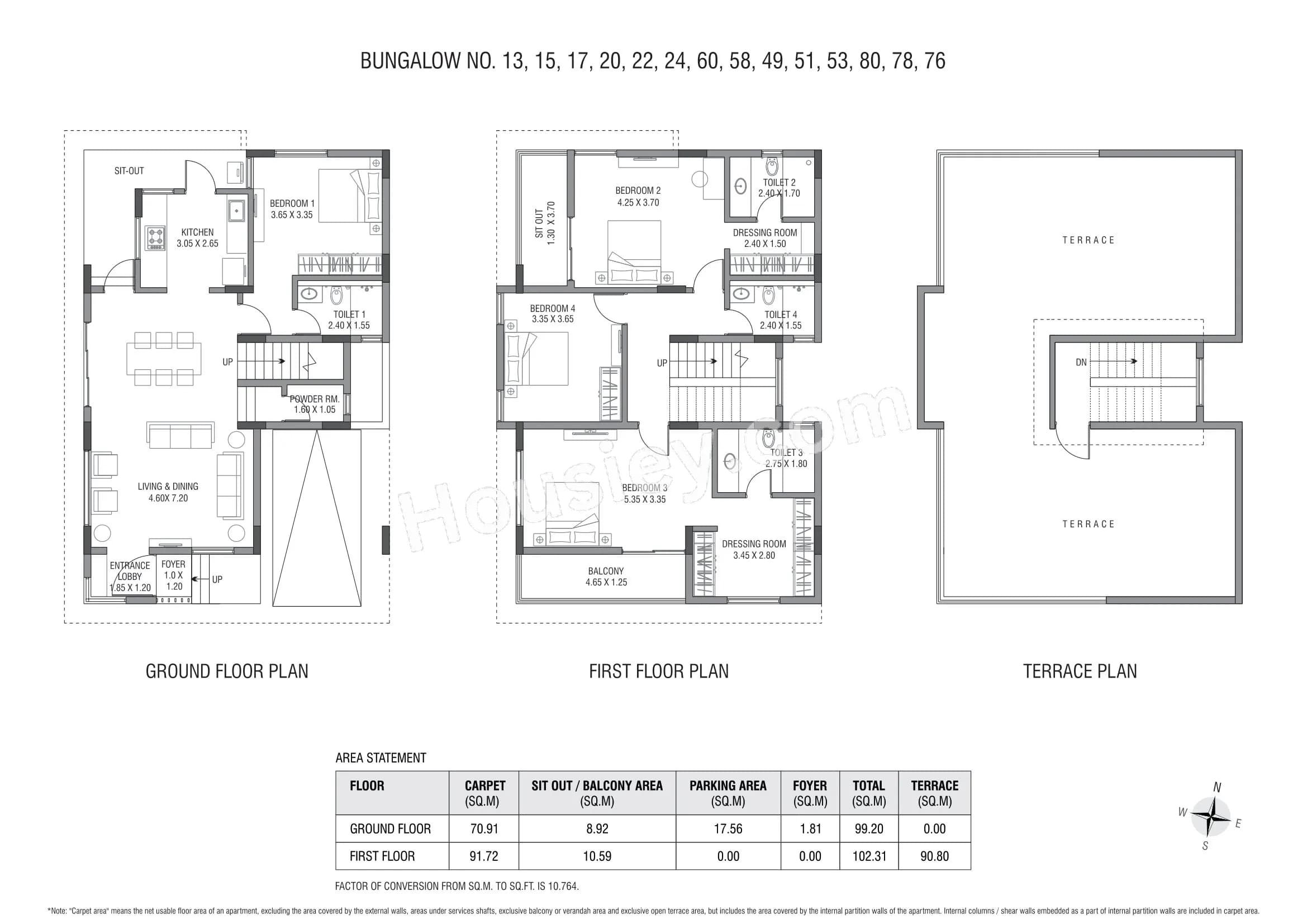 Unit plan - 2169 sq.ft.