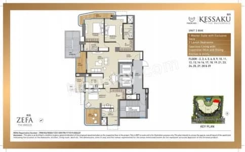 Unit plan - 1582 sq.ft.