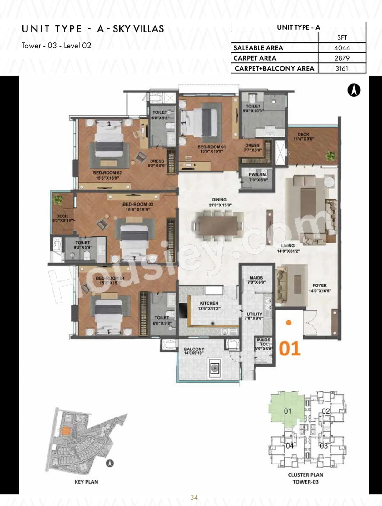 Unit plan - 3161 sq.ft.
