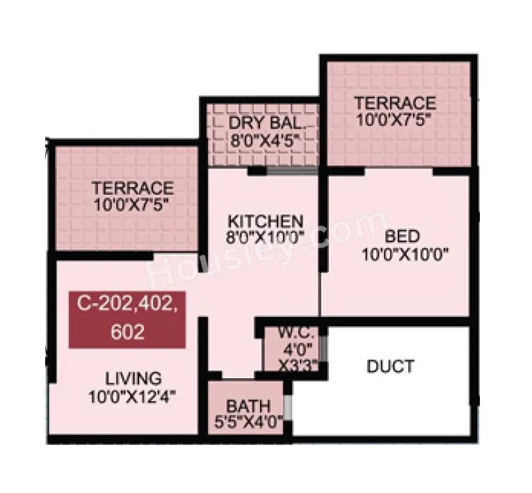 Unit plan - 470 sq.ft.