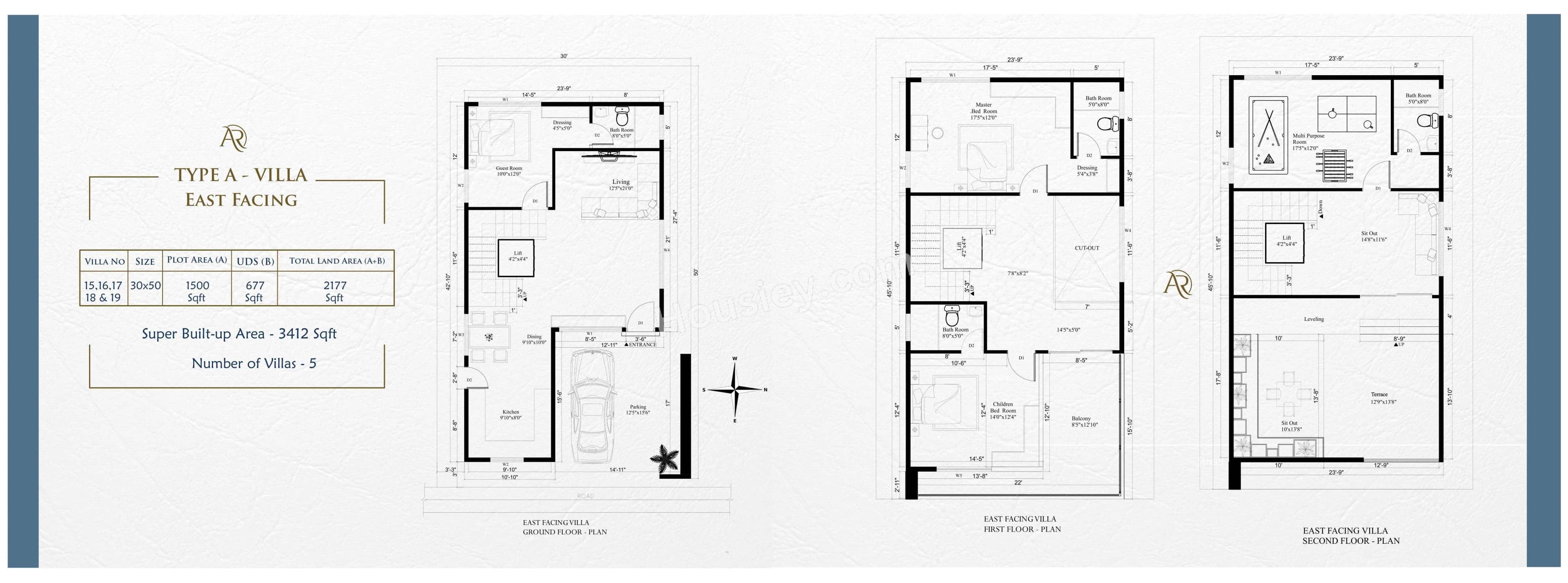 Unit plan - 2087 sq.ft.
