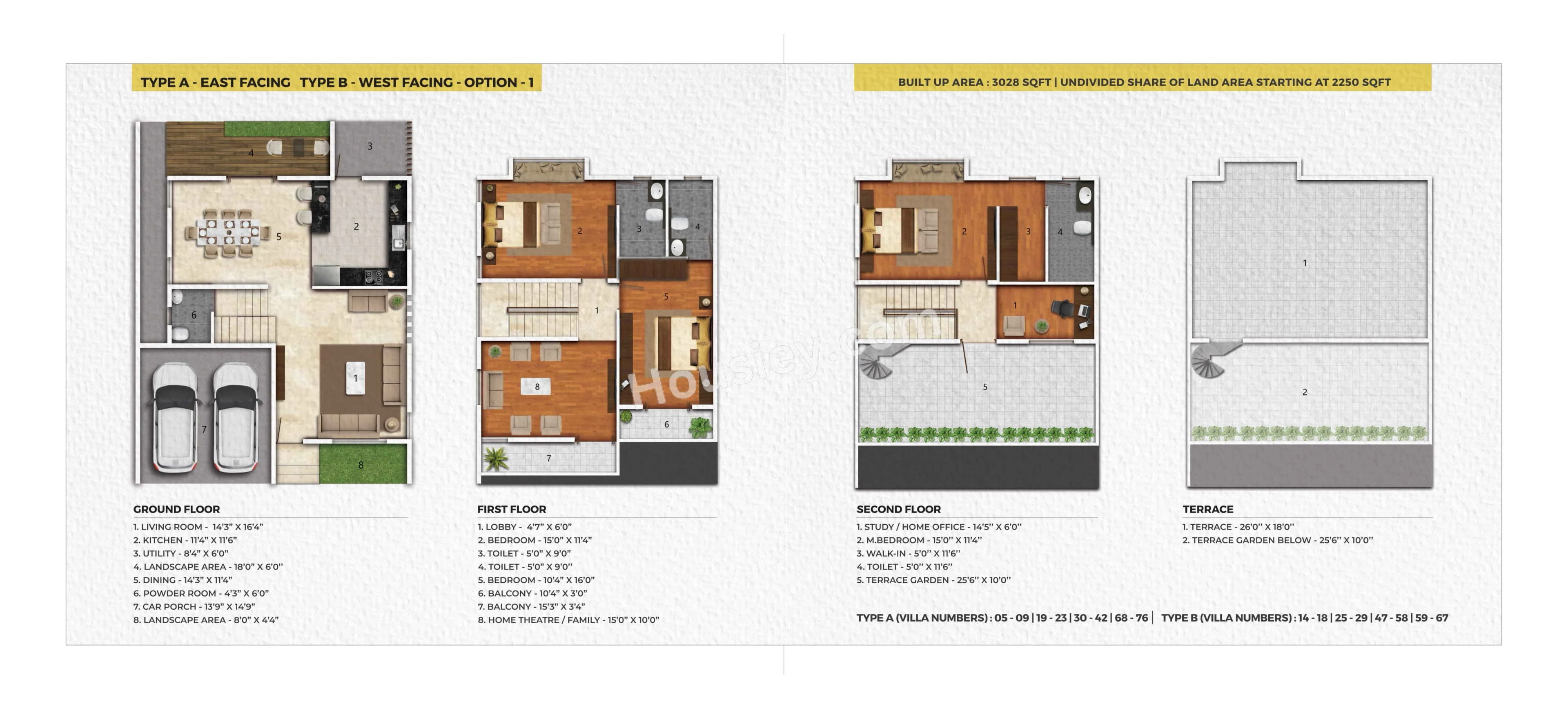 Unit plan - 2250 sq.ft.