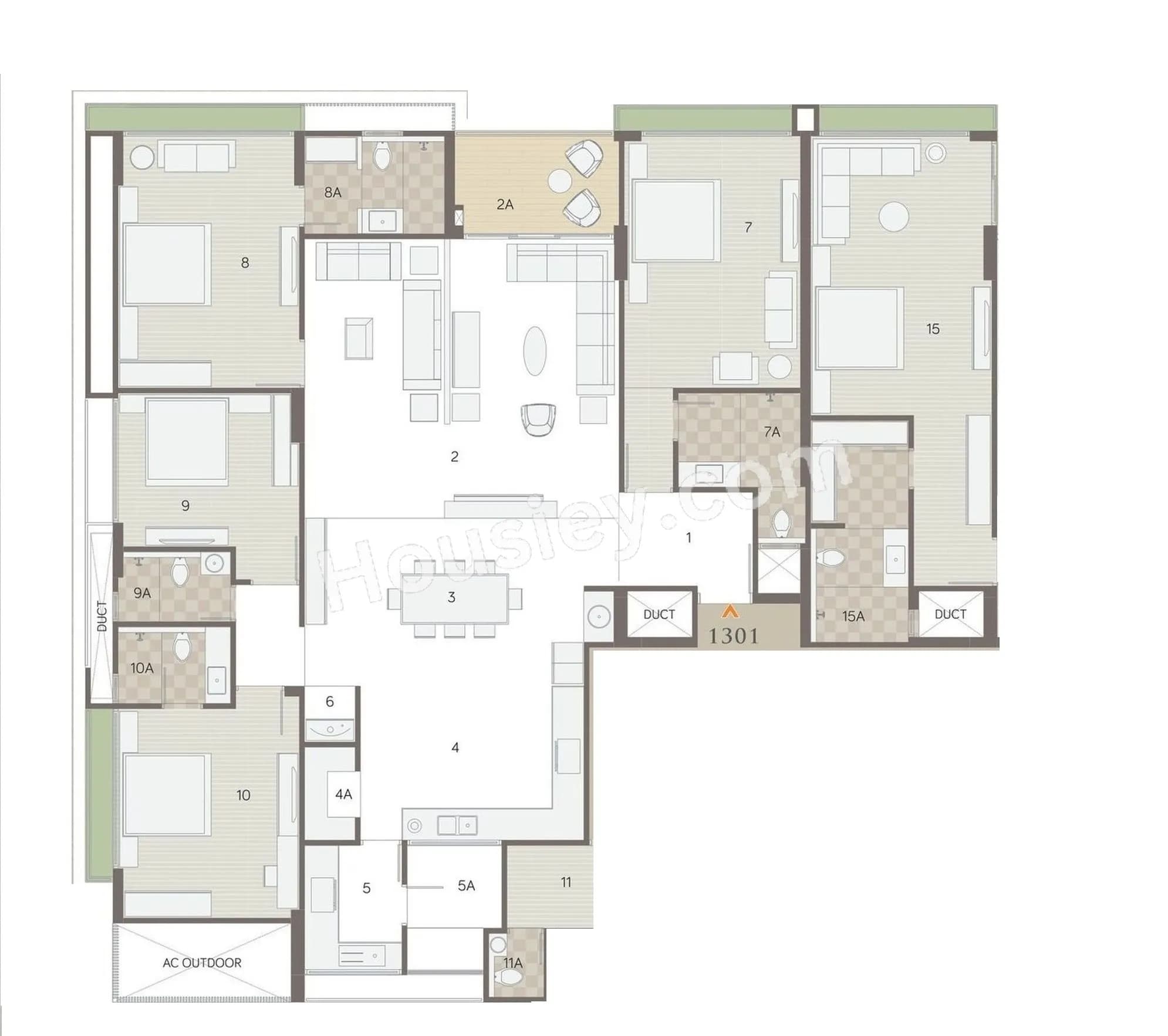 Unit plan - 2815 sq.ft.