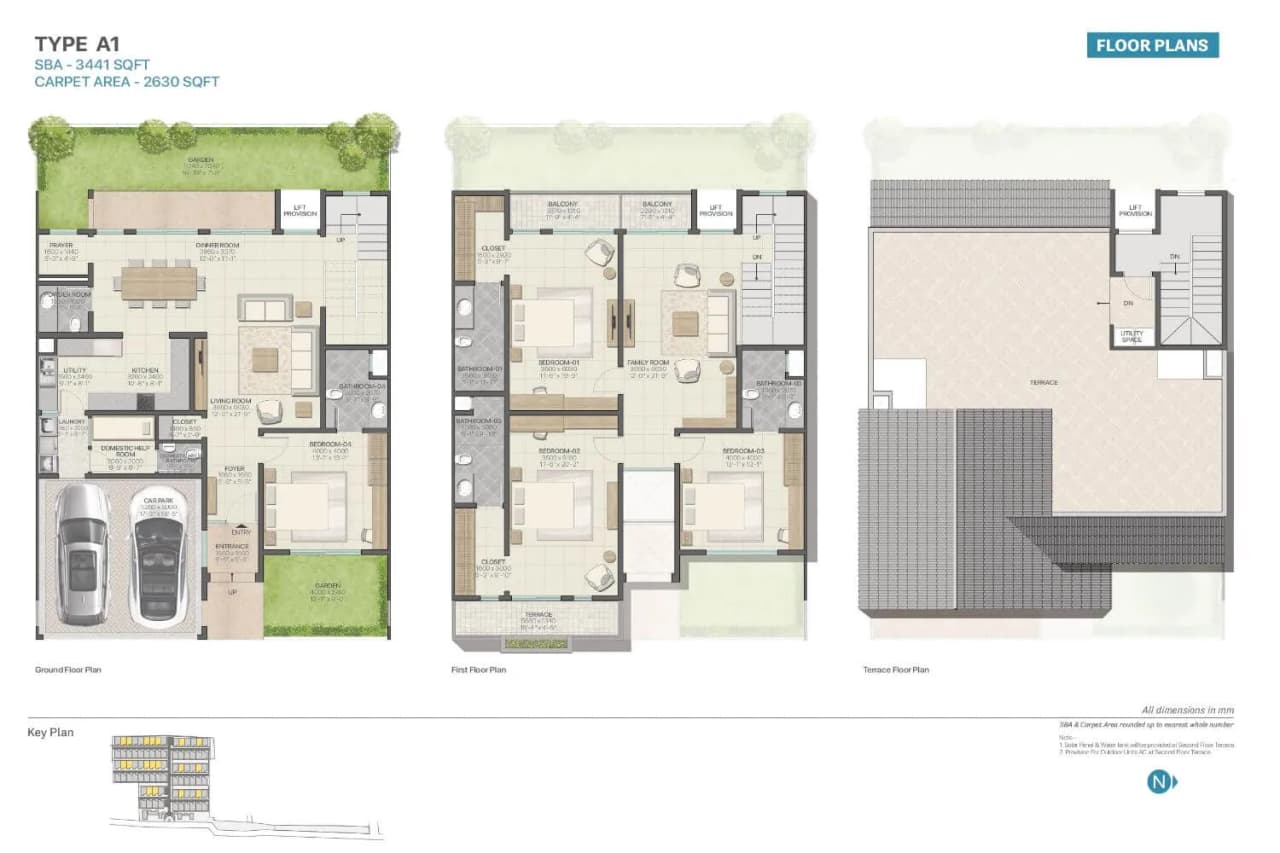 Unit plan - 2099 sq.ft.