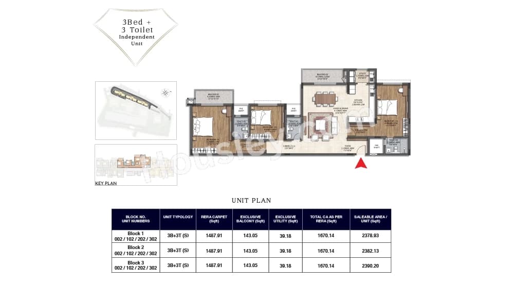 Unit plan - 1487 sq.ft.