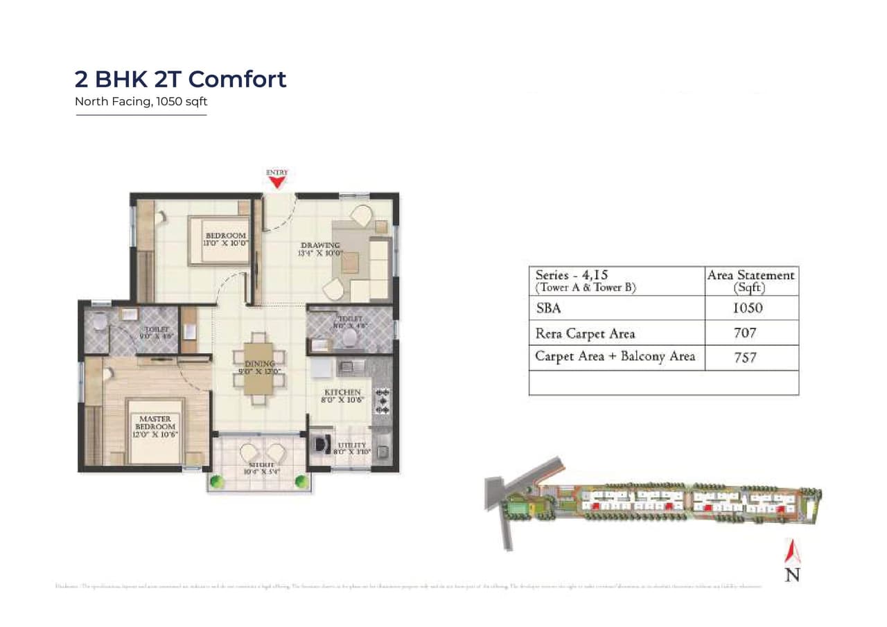 Unit plan - 707 sq.ft.