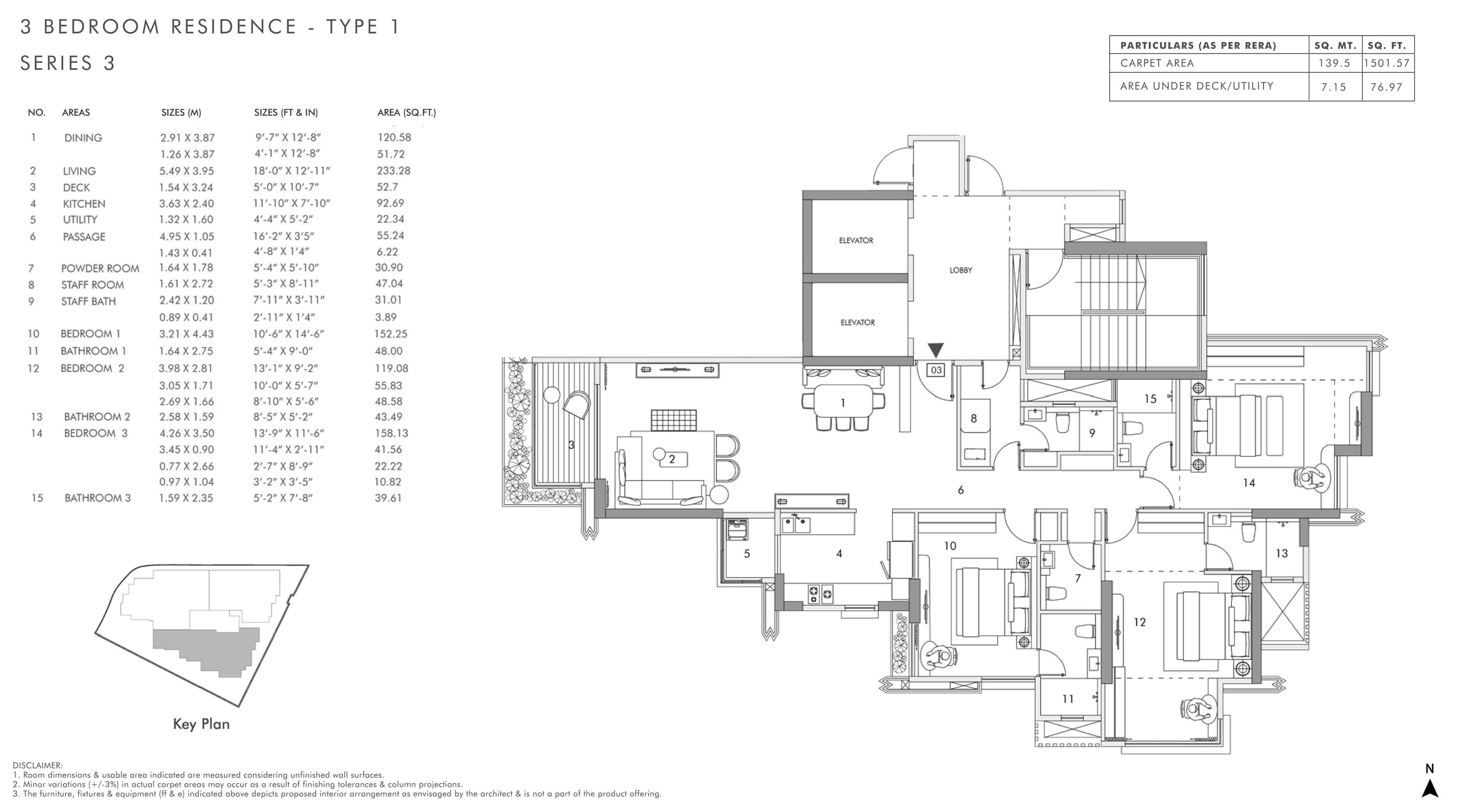 Unit plan - 1578 sq.ft.