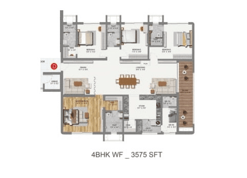 Unit plan - 2574 sq.ft.