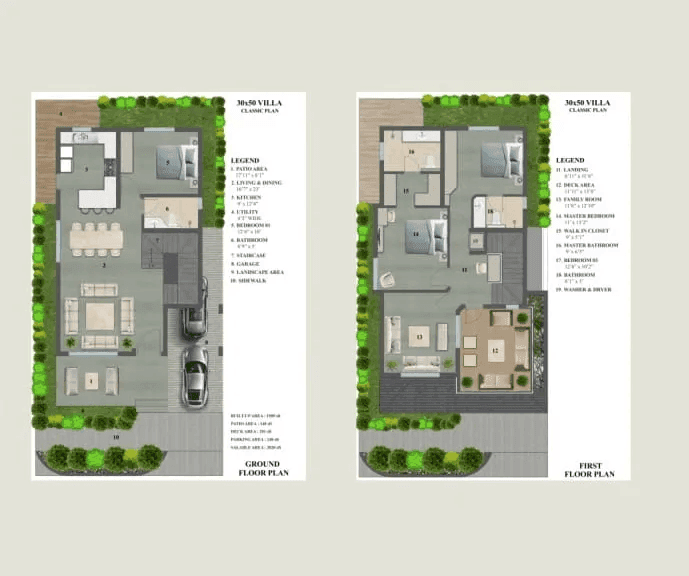 Unit plan - 1200 sq.ft.