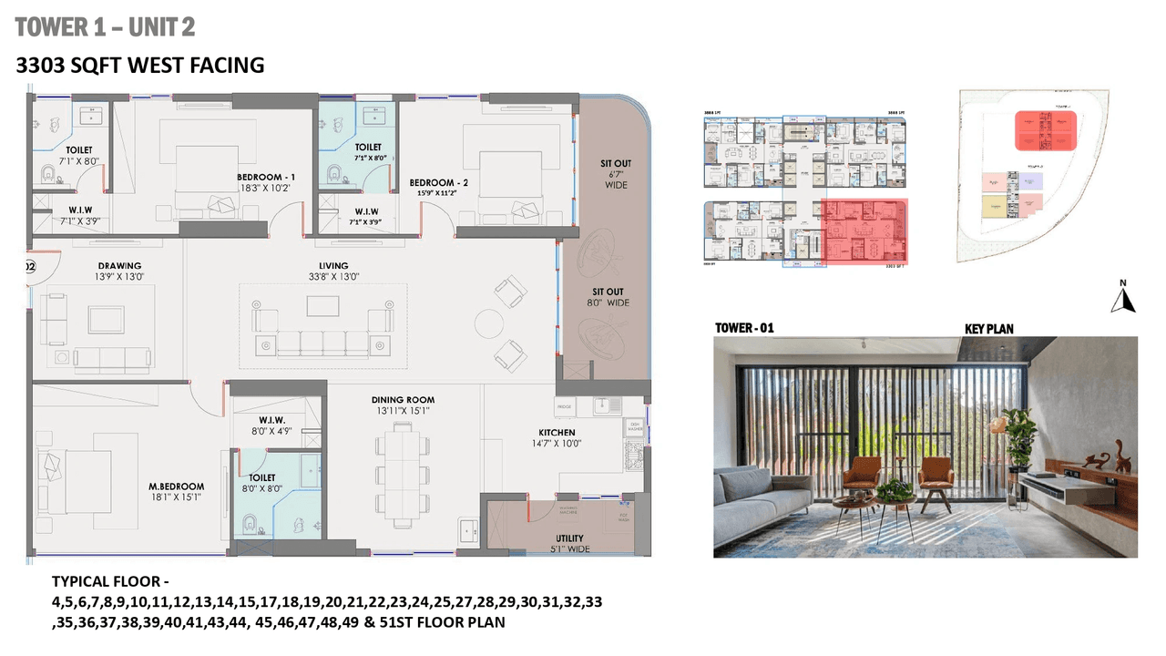 Unit plan - 2312 sq.ft.