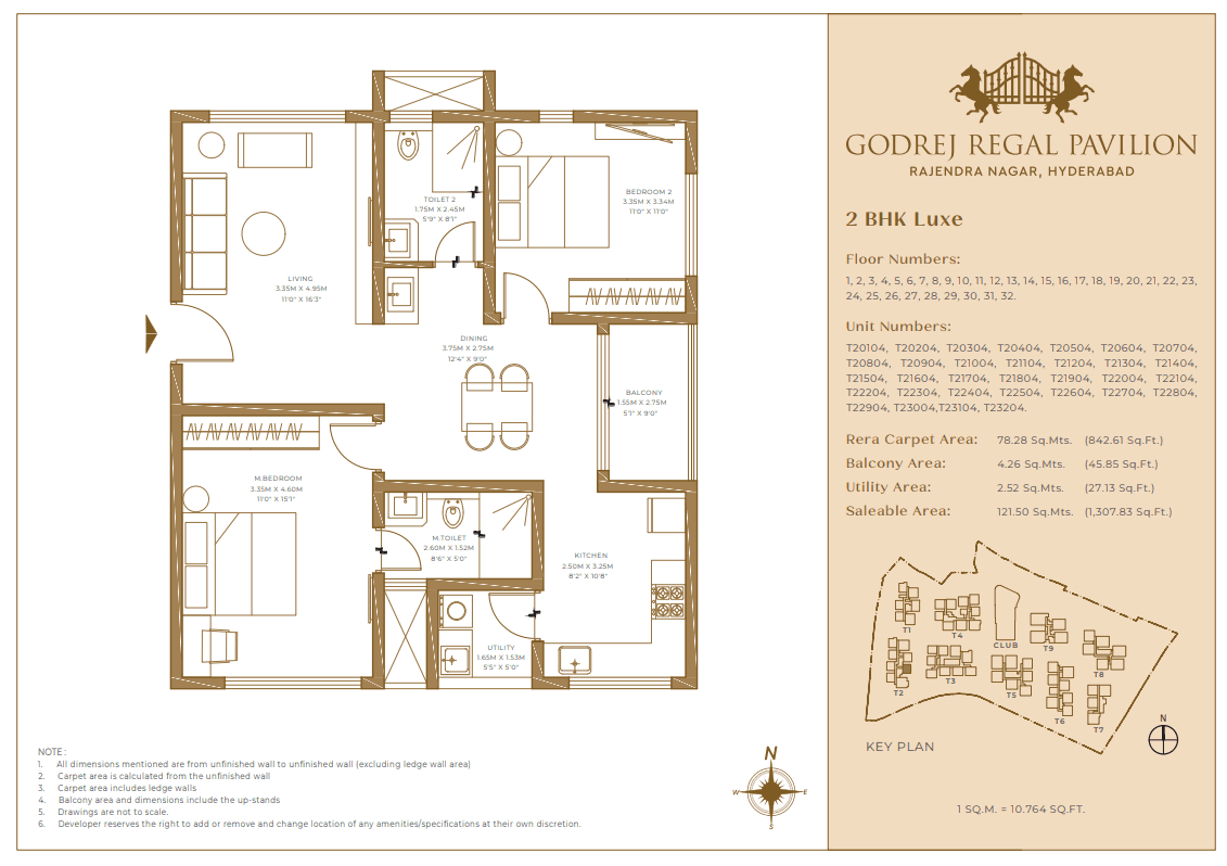 Unit plan - 942 sq.ft.