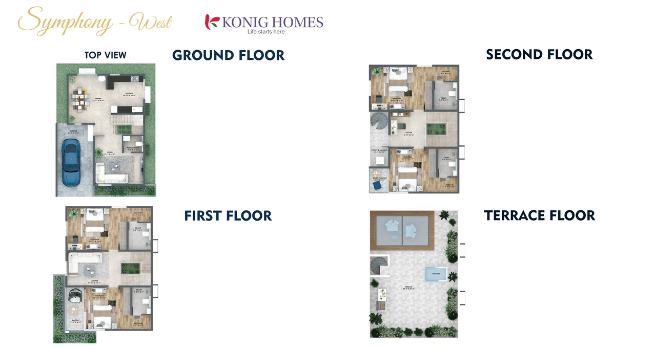Unit plan - 1163 sq.ft.