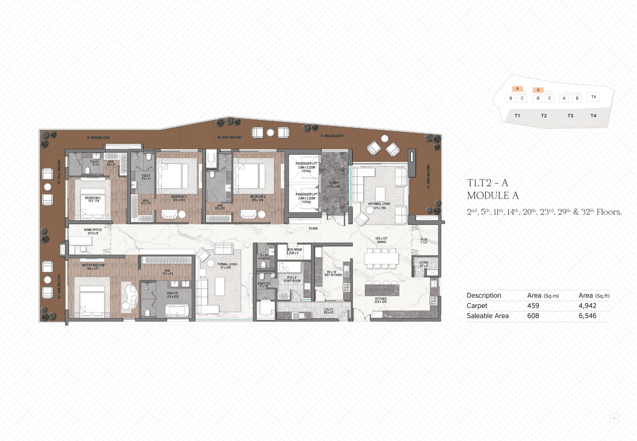 Unit plan - 4942 sq.ft.