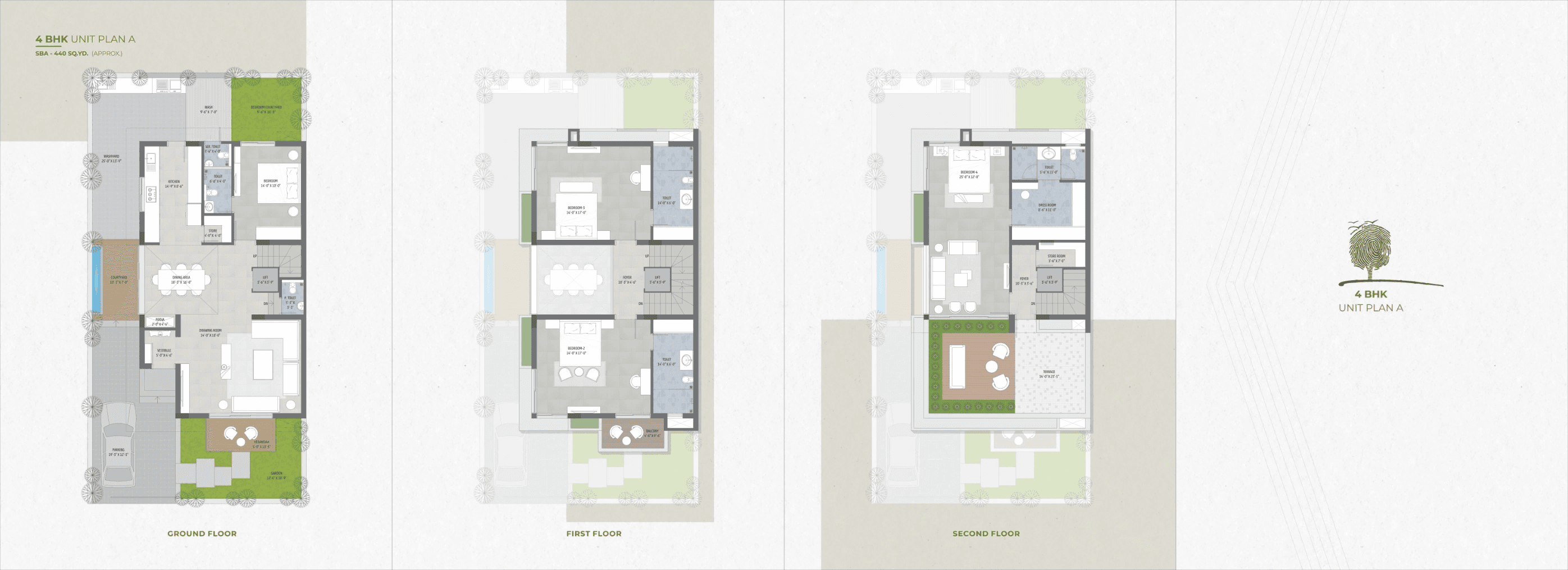 Unit plan - 2029 sq.ft.