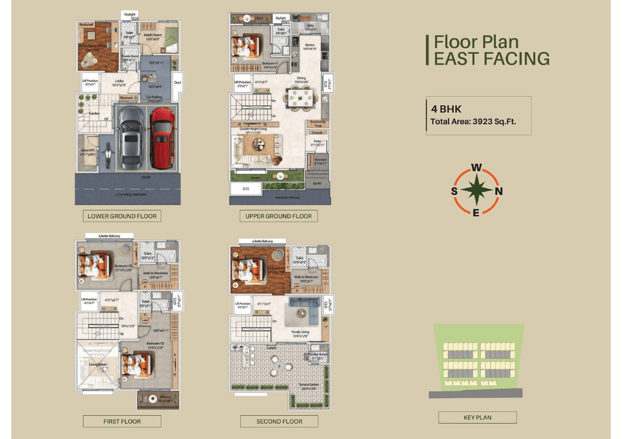 Unit plan - 3046 sq.ft.
