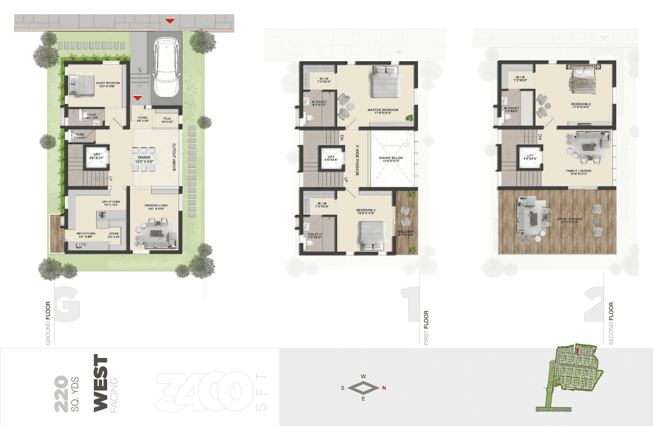 Unit plan - 2380 sq.ft.