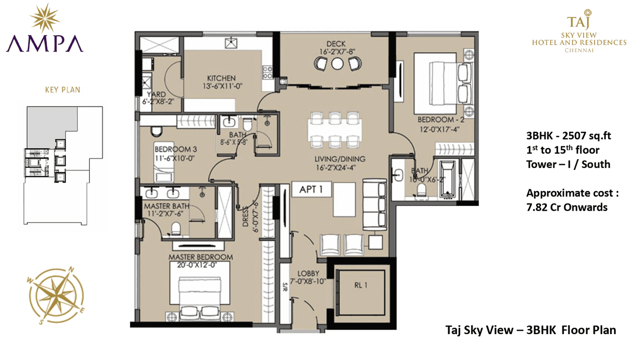Unit plan - 1755 sq.ft.