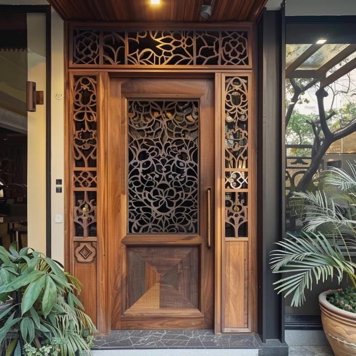 Modern Jali Door Design
