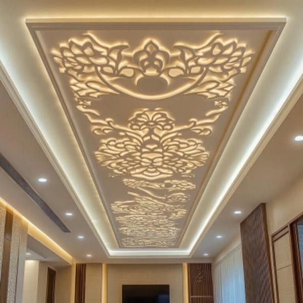 Decorative POP Ceiling Designs (Traditional and Artistic Patterns)