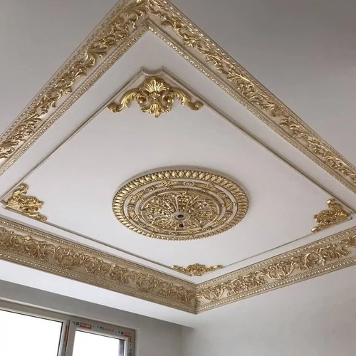 POP ceiling with ornate center medallion